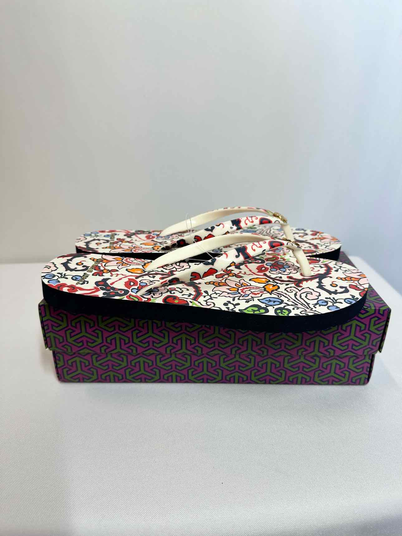 Tory Burch Multi-Color Shoe Size 7 Flip Flops
