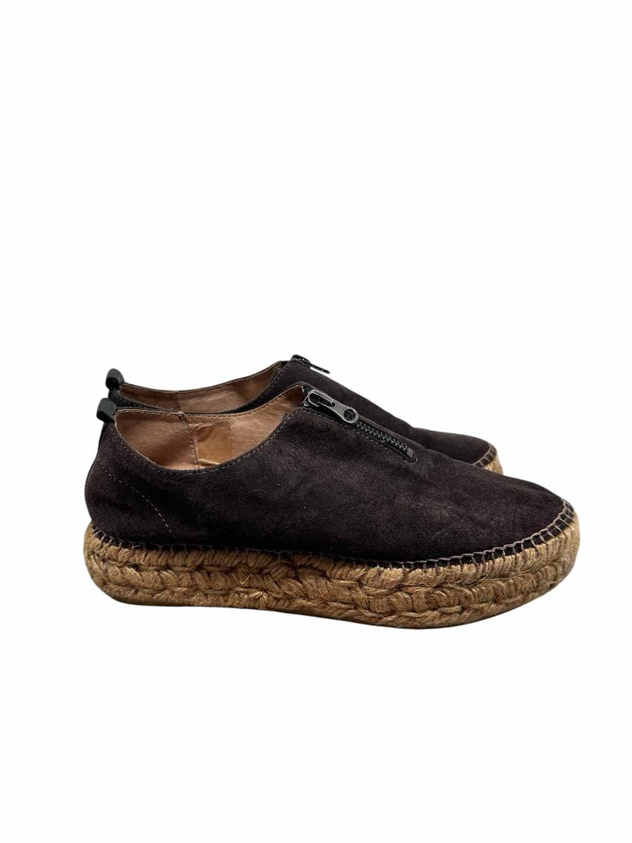 Eric Michael Serena Brown Espadrilles Shoe Size 6.5