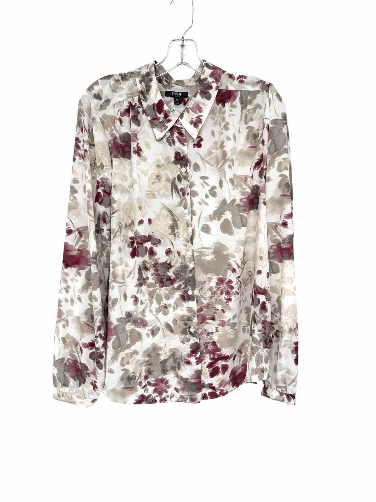 NYDJ Floral Long Sleeve Top Size M