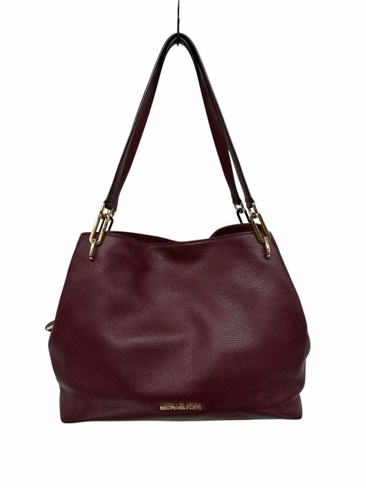 Michael Kors Leighton Merlot Satchel