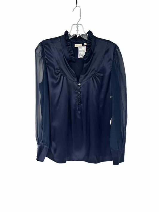 Spartina 449 Ayla Silk Blouse Long Sleeve Top Size S **NEW**