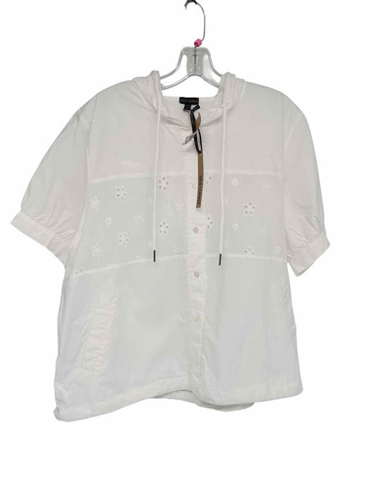 Coco +  Carmen White Size S/M Short Sleeve Top **NEW**