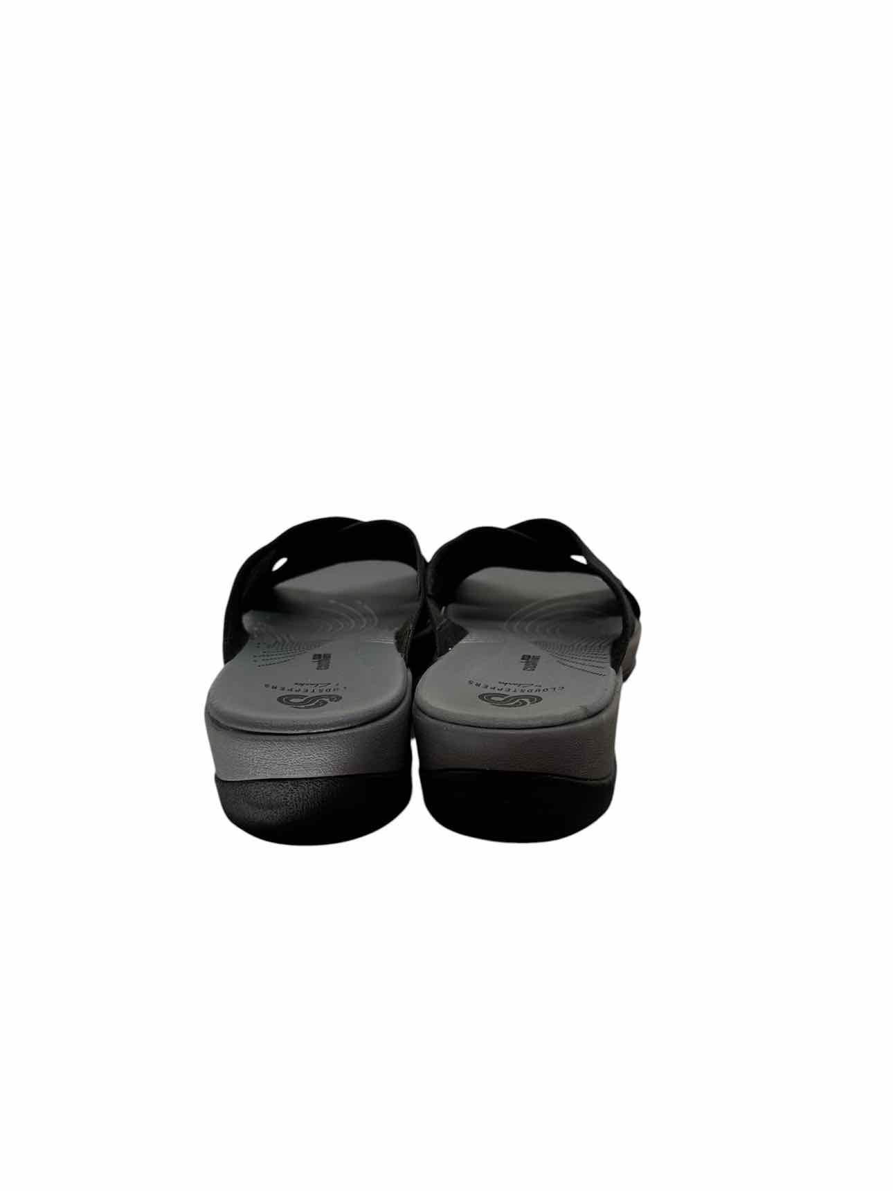 Clarks Arla Elin Black Sandals Shoe Size 7