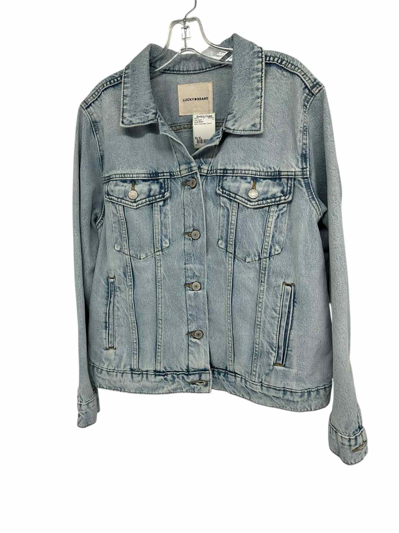 Lucky Brand Blue Jean Jacket Size XL