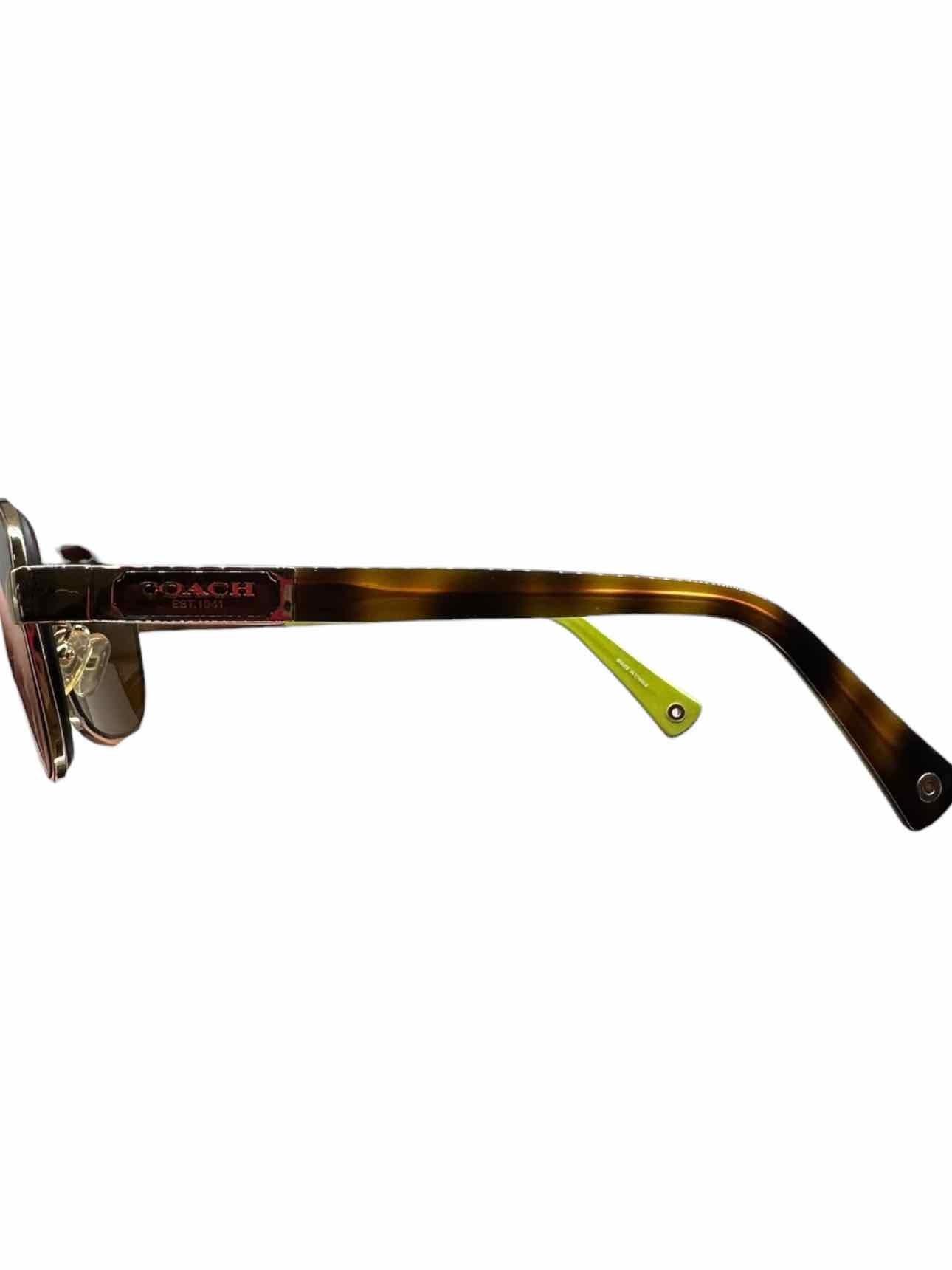 Coach Caroline L033 Gold/Tortoise Sunglasses