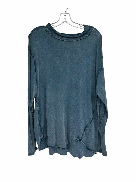 We The Free Teal Alameda Pullover Size M