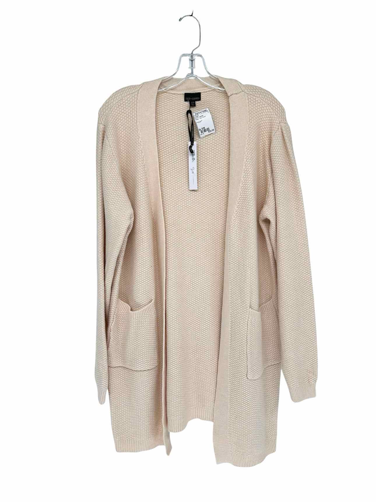 Coco +  Carmen Beige Cardigan Size S/M **NEW**