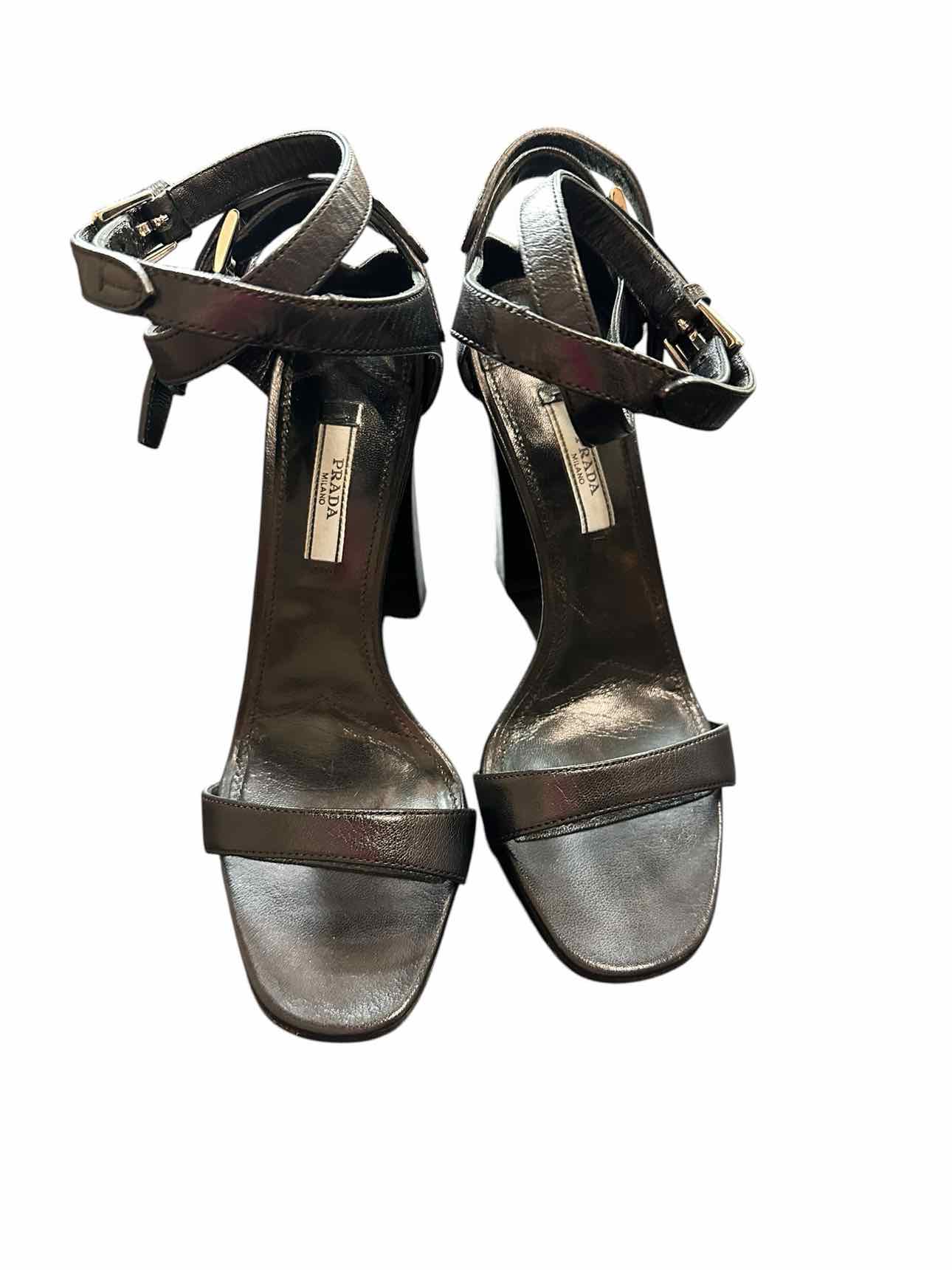 Prada Black Shoe Size 8.5 Dress Sandal