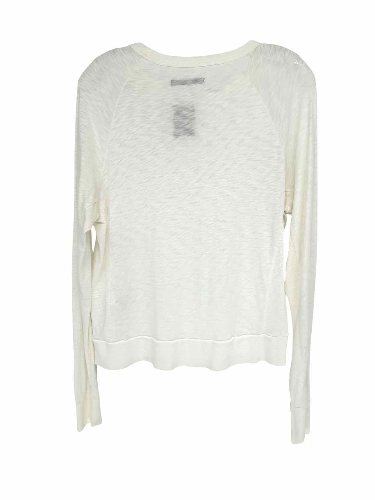 Rag & Bone Off-White Long Sleeve Top Size S