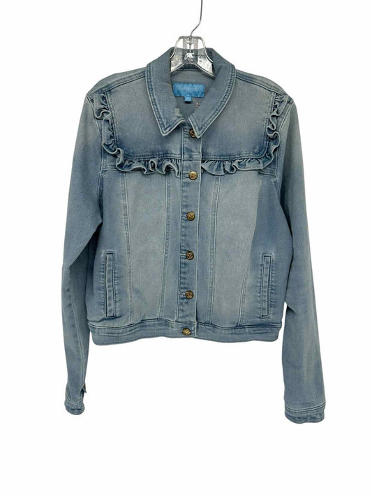 Draper James RSVP Lt. Blue  Jean Jacket Size XL