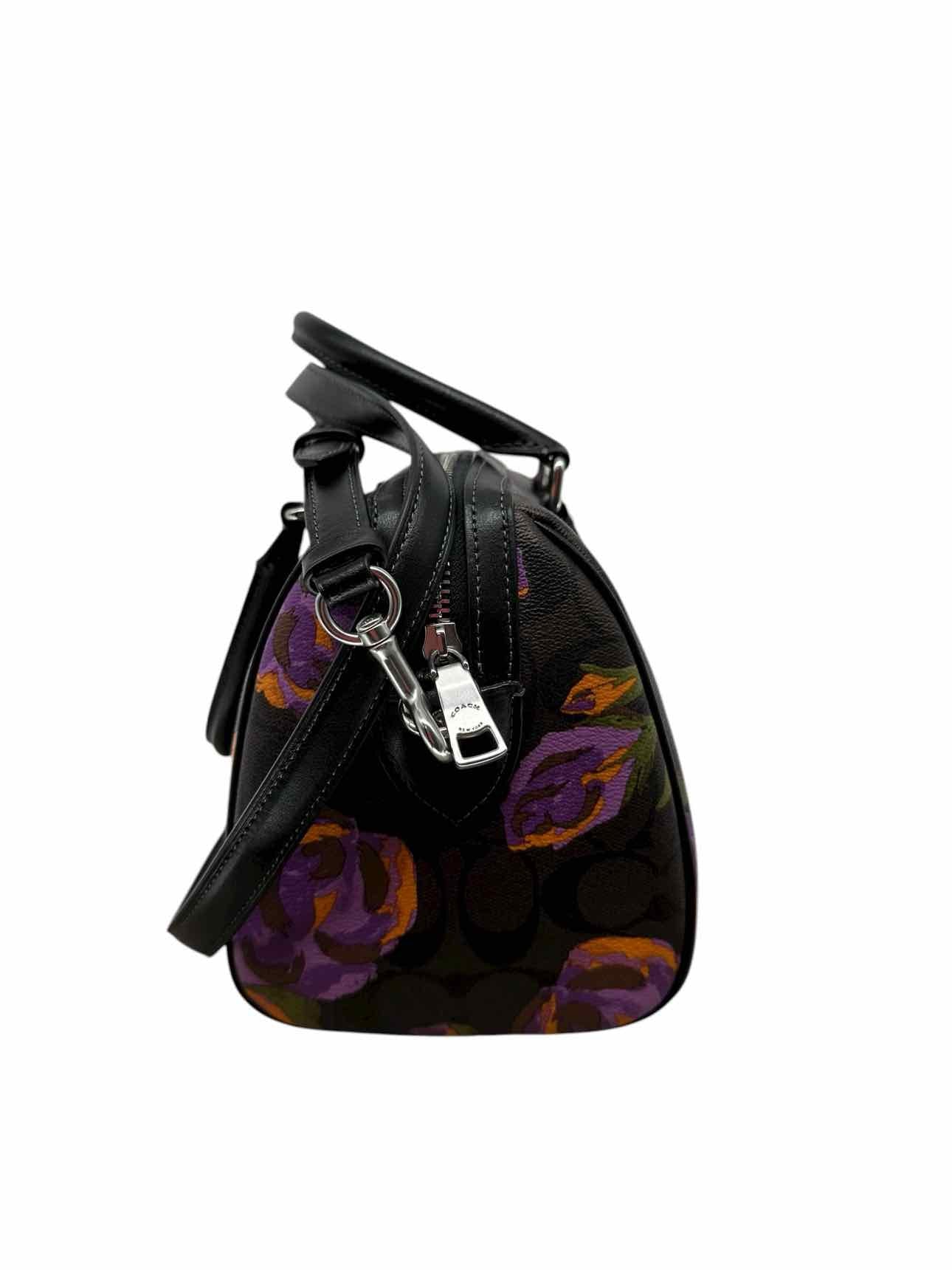 Coach Rowan Signature w/ Floral Print Satchel