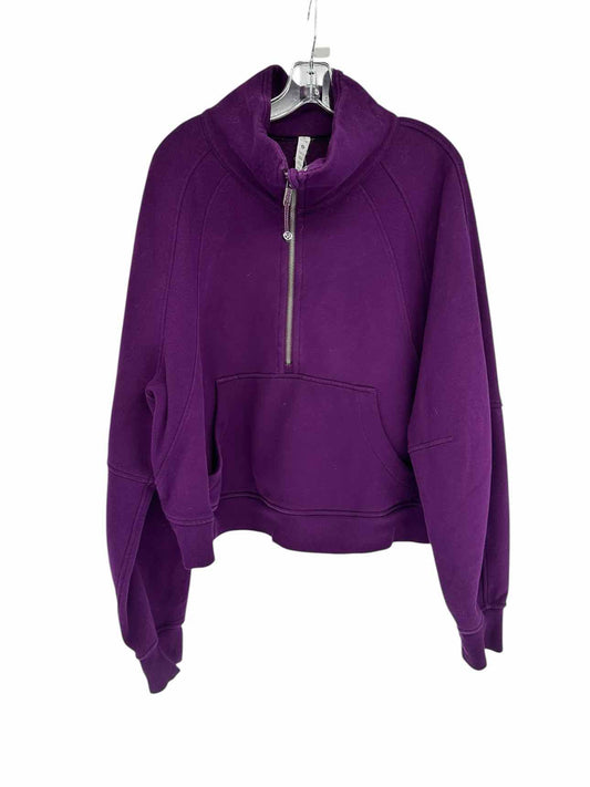 Lululemon Scuba Oversized Half-Zip Purple Size XL/XXL