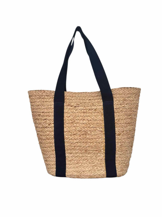 J. Crew Tan Straw Beach Bag