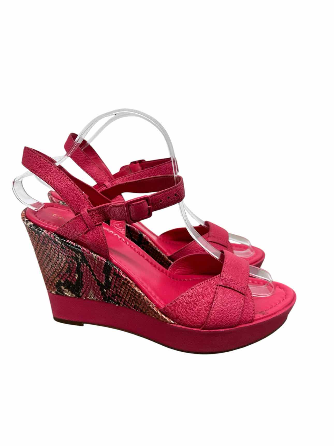 Cole Haan Pink Platform Wedge Shoe Size 9