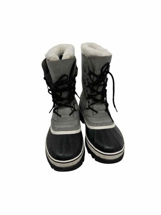 Sorel Gray Caribou Boots SIZE 9