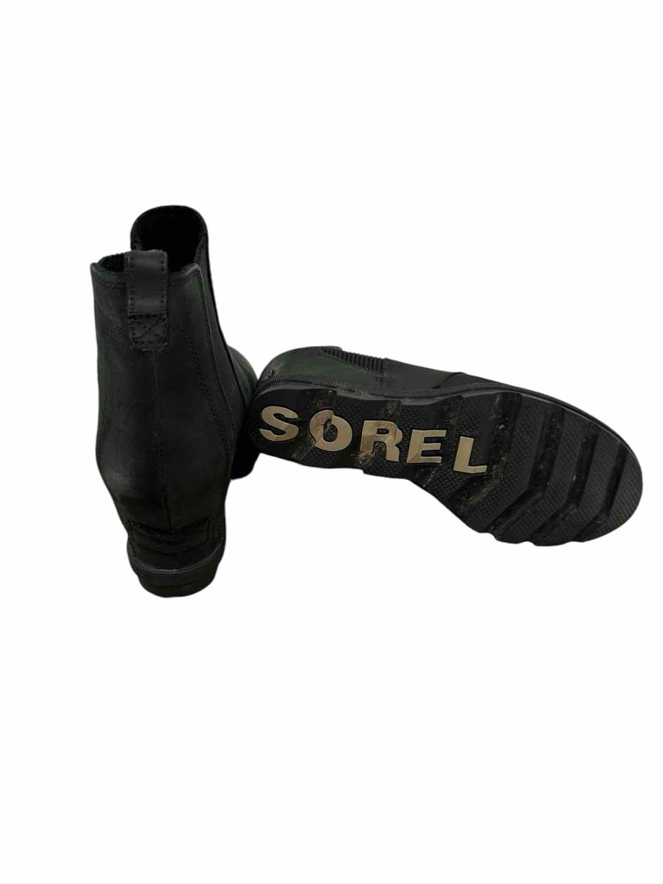 Sorel Black Shoe Size 8.5 Bootie