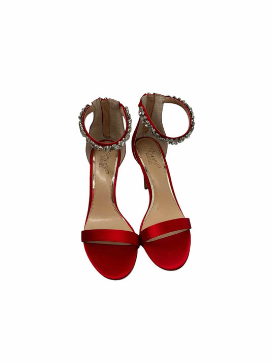 Badgley Mischka Red Dress Sandal SIZE 8.5 **NEW**