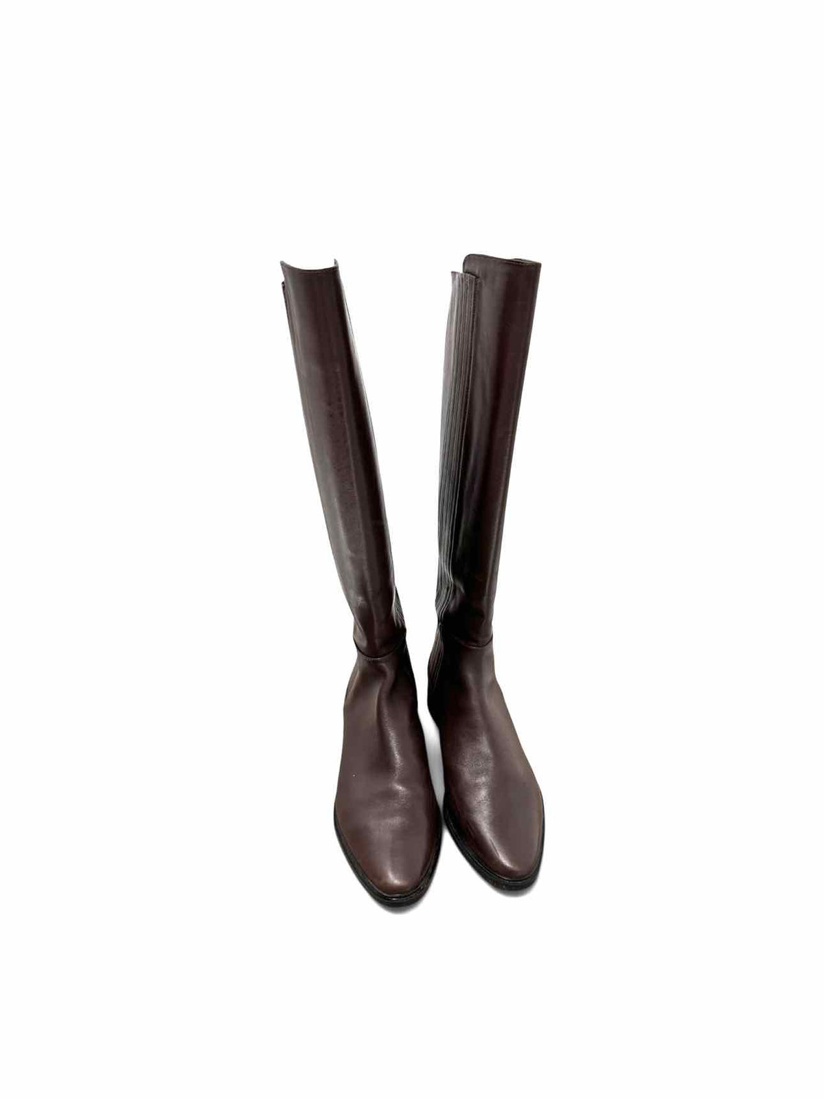 Calvin Klein Finley Tall Boots w/ Back Zipper Brown Shoe Size 9.5