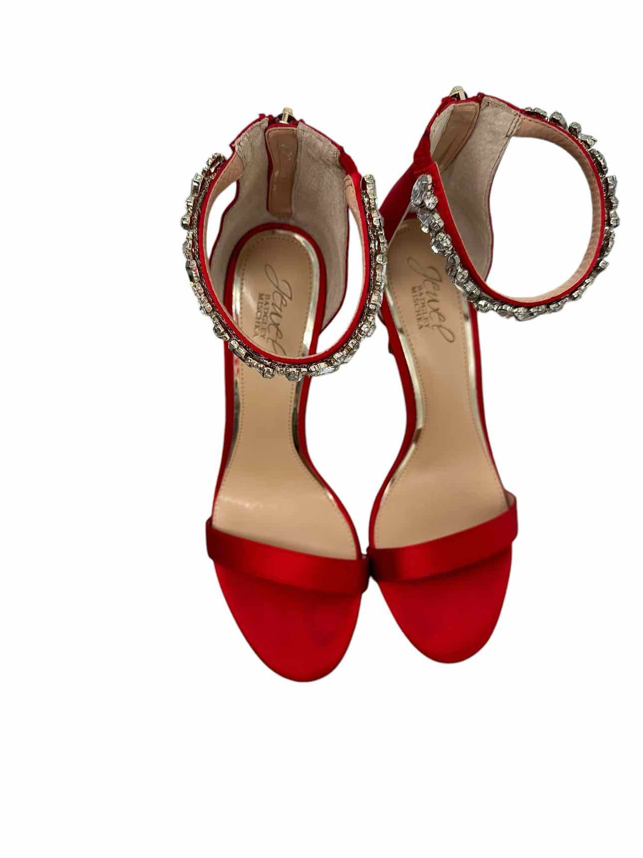 Badgley Mischka Red Dress Sandal SIZE 8.5 **NEW**