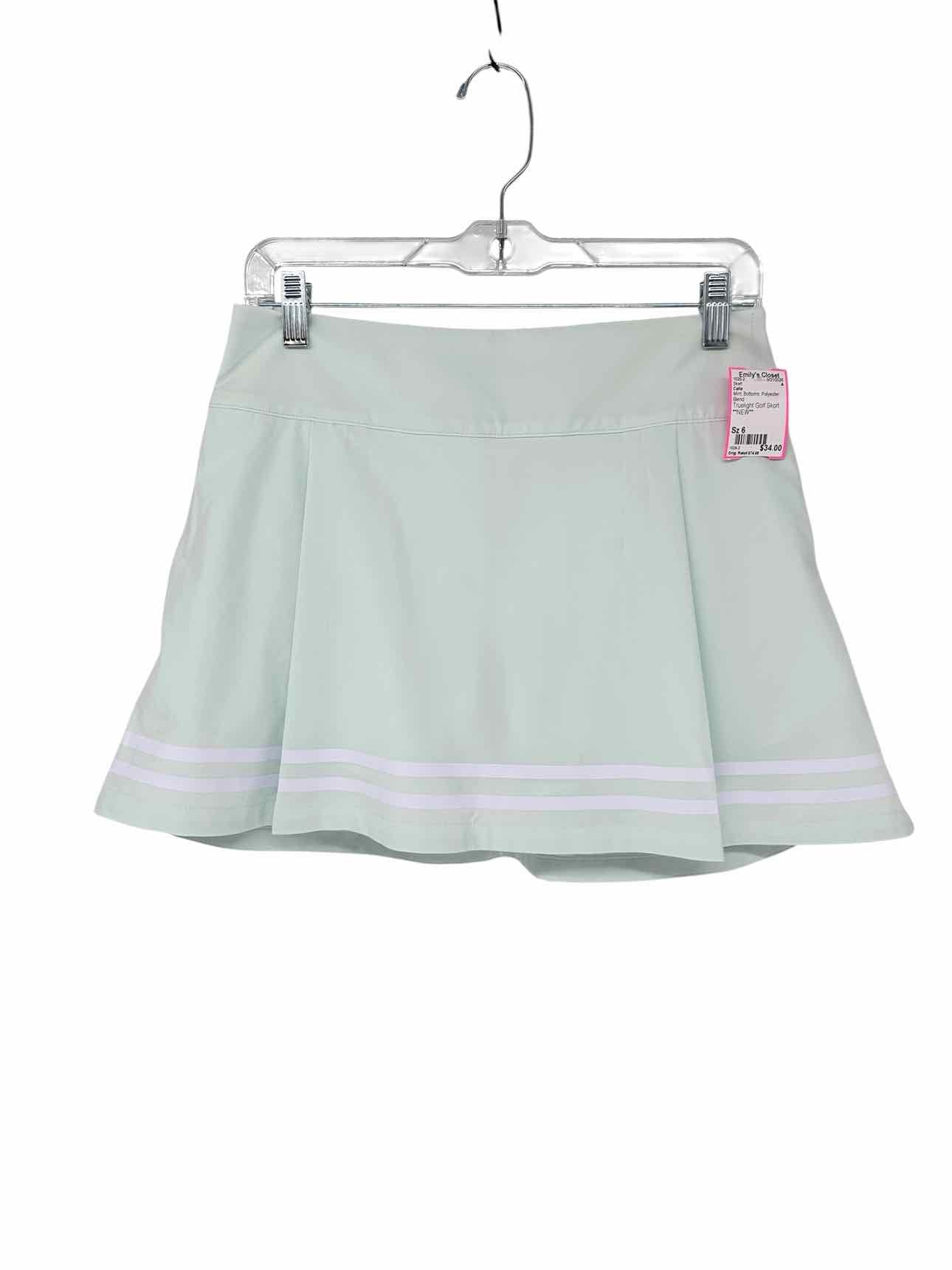 Calia Truelight Golf Skort Mint Size 6 **NEW**