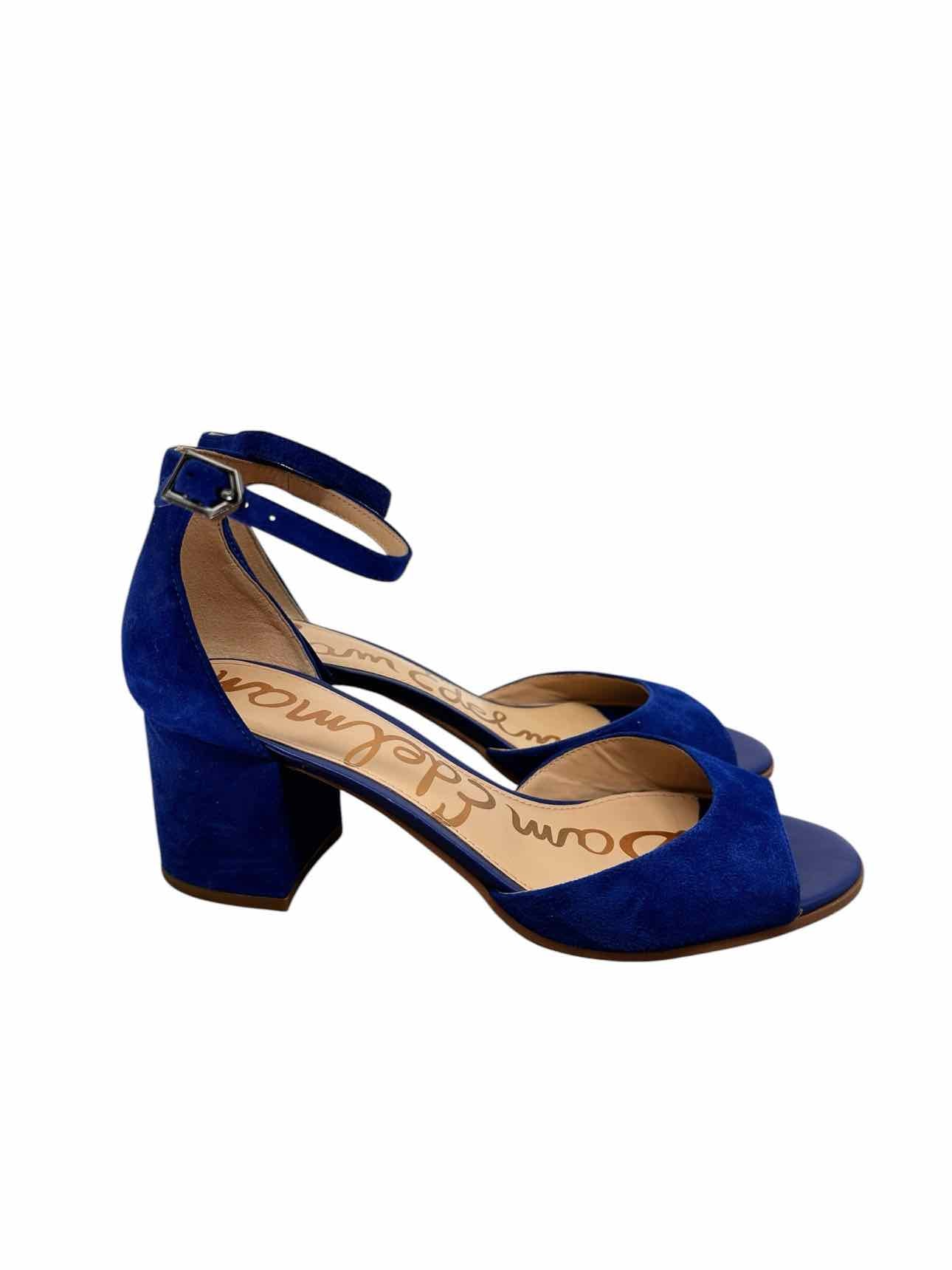 Sam Edelman Susie Dress Sandals Royal Blue Shoe Size 9