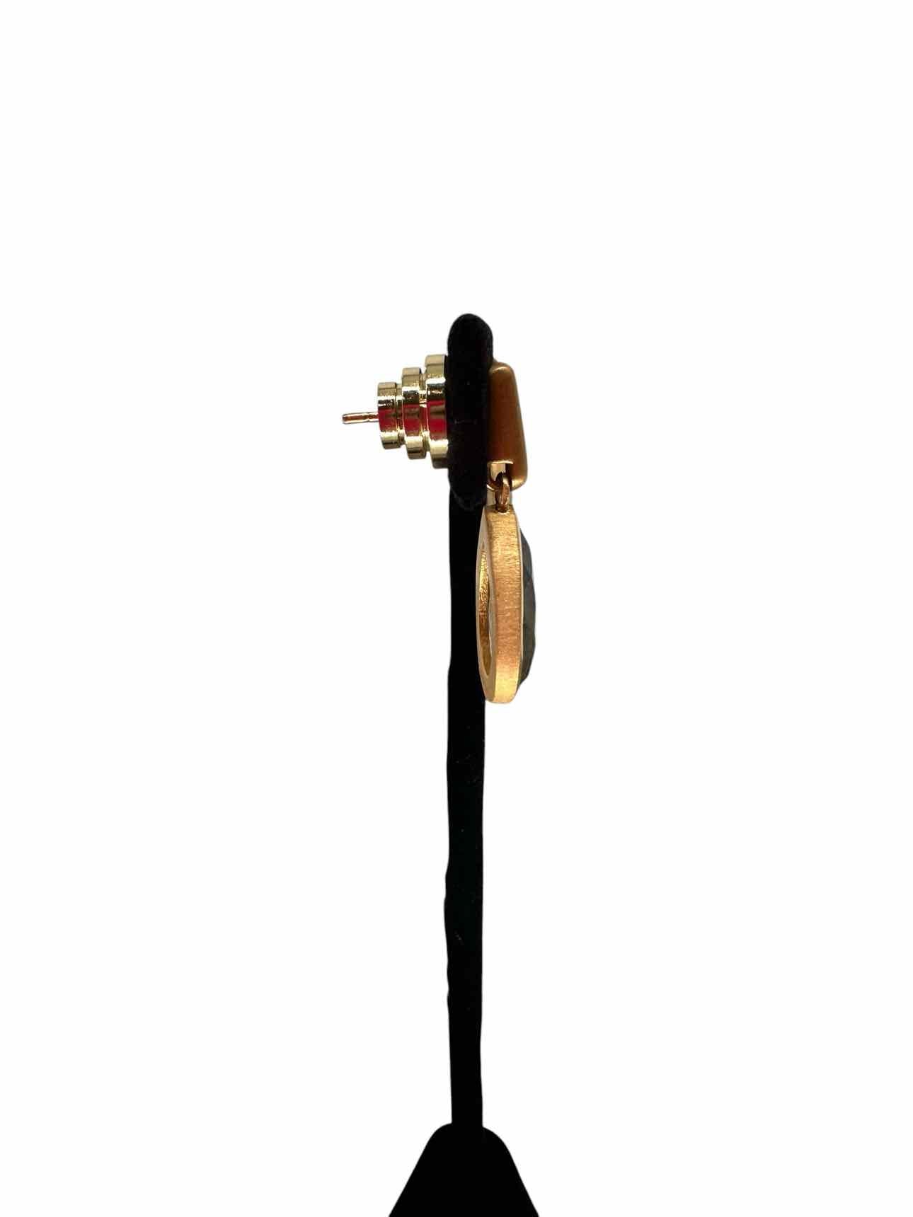 Dean Davidson Gold Plated Labradorite Teardrop Earrings
