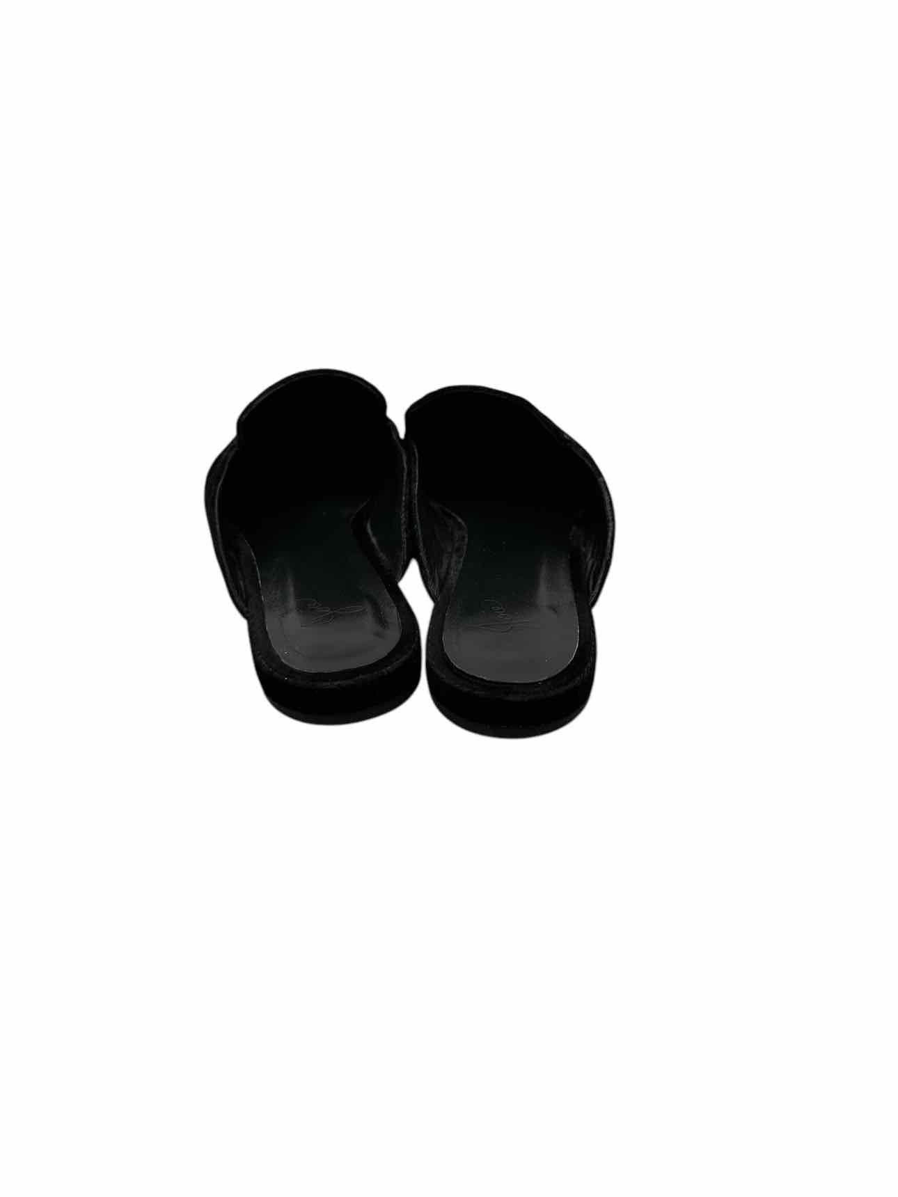 Joie Black Embroidered Mules SIZE 6.5