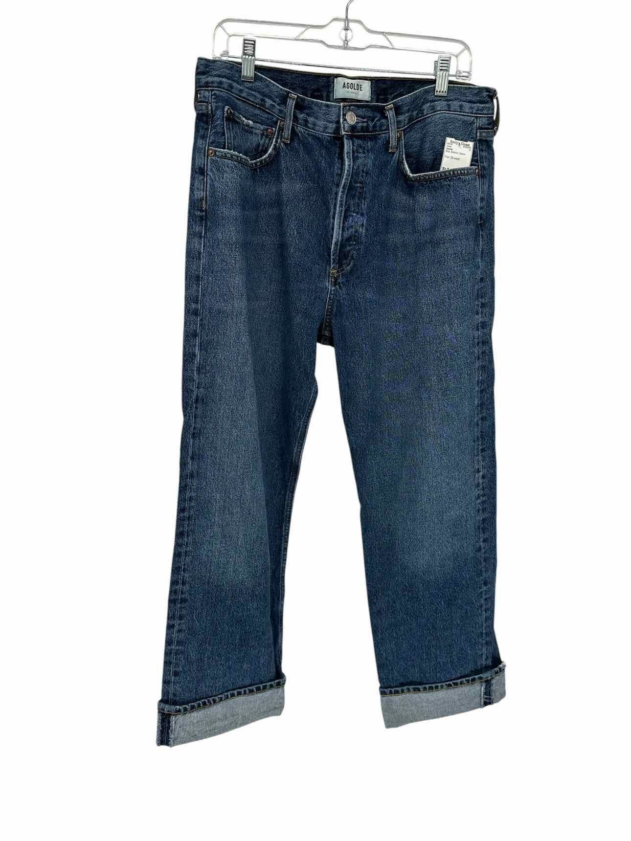 Agolde Fran Blue Jeans Size 8
