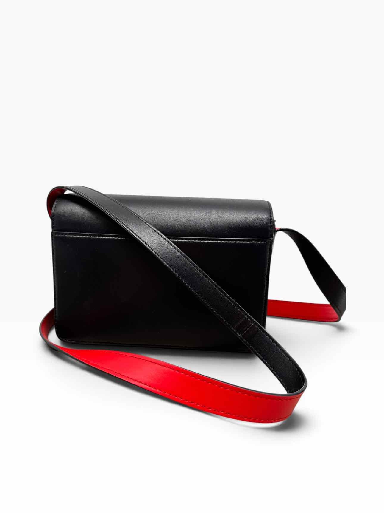 Christian Louboutin Loubi54 Black Leather Crossbody