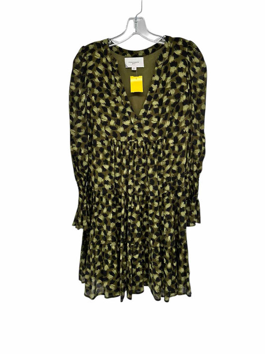 Pomander Place Tuckernuck Tiered Green Dress Size XXS