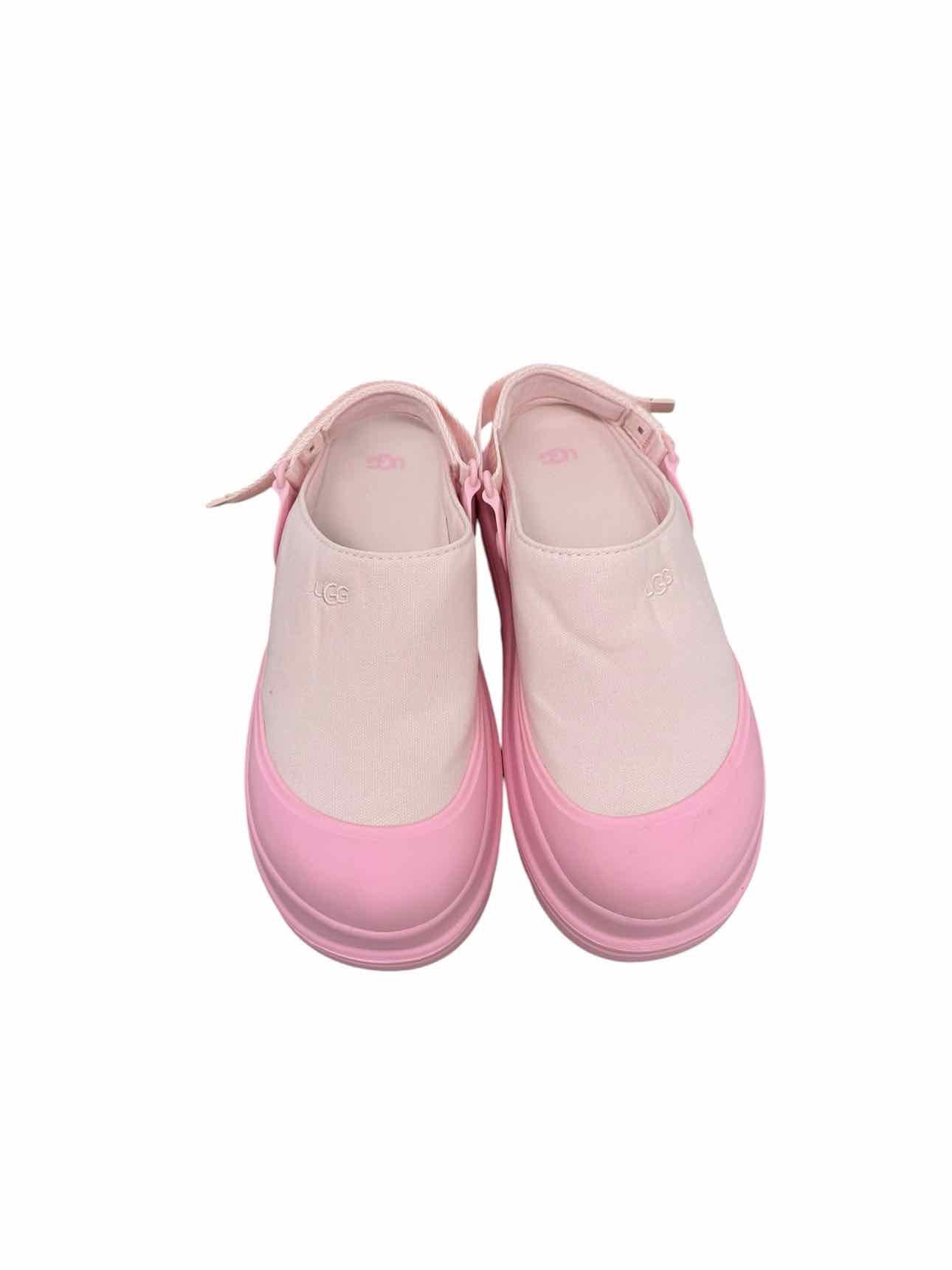 Ugg Pink GoldenGlow Clogs Shoe Size 9