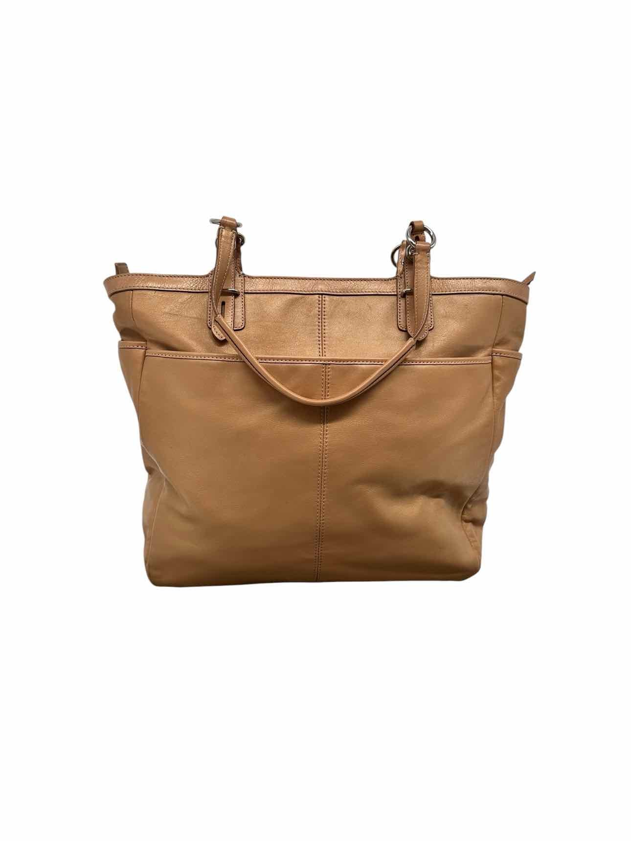 Coach Gallery Tote Beige Leather Tote