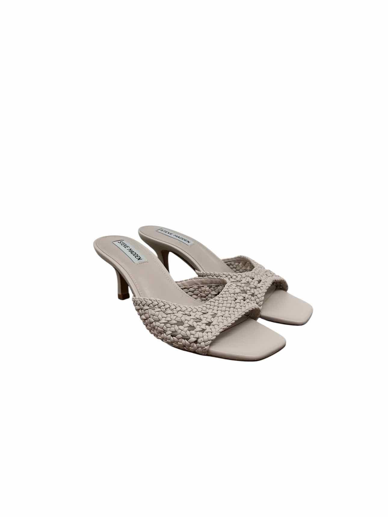 Steve Madden Off-white Sandals Shoe Size 8.5 **NEW**