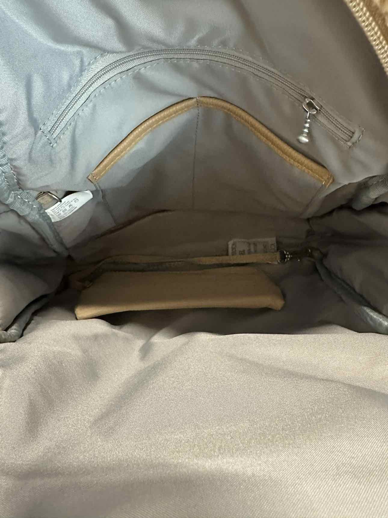 Baggallini All Day Backpack Beige Sherpa Backpack **NEW**