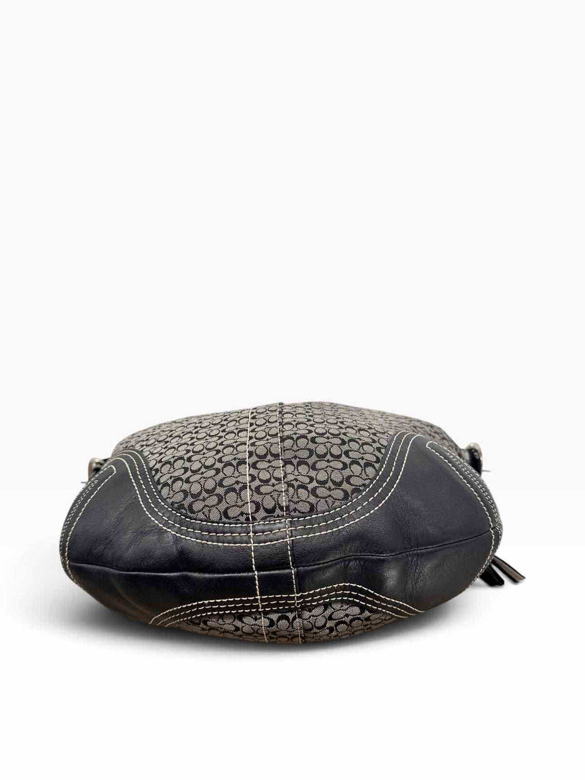 Coach Vintage Soho Signature C Black Canvas Hobo