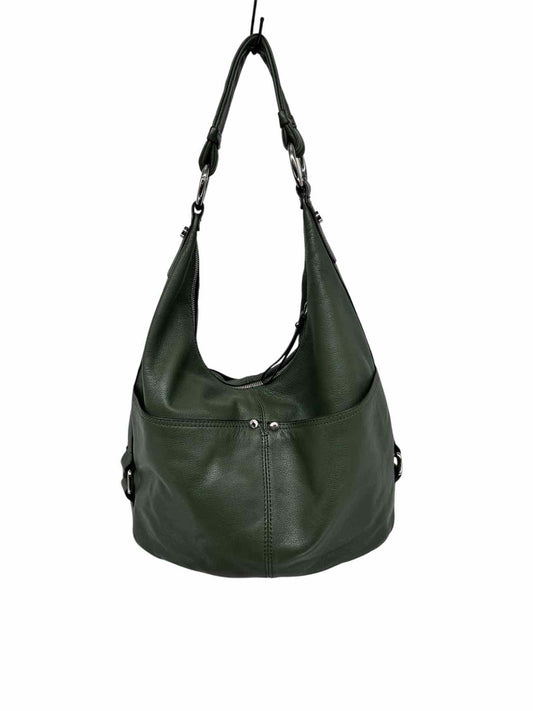 Tignanello Green Leather Hobo