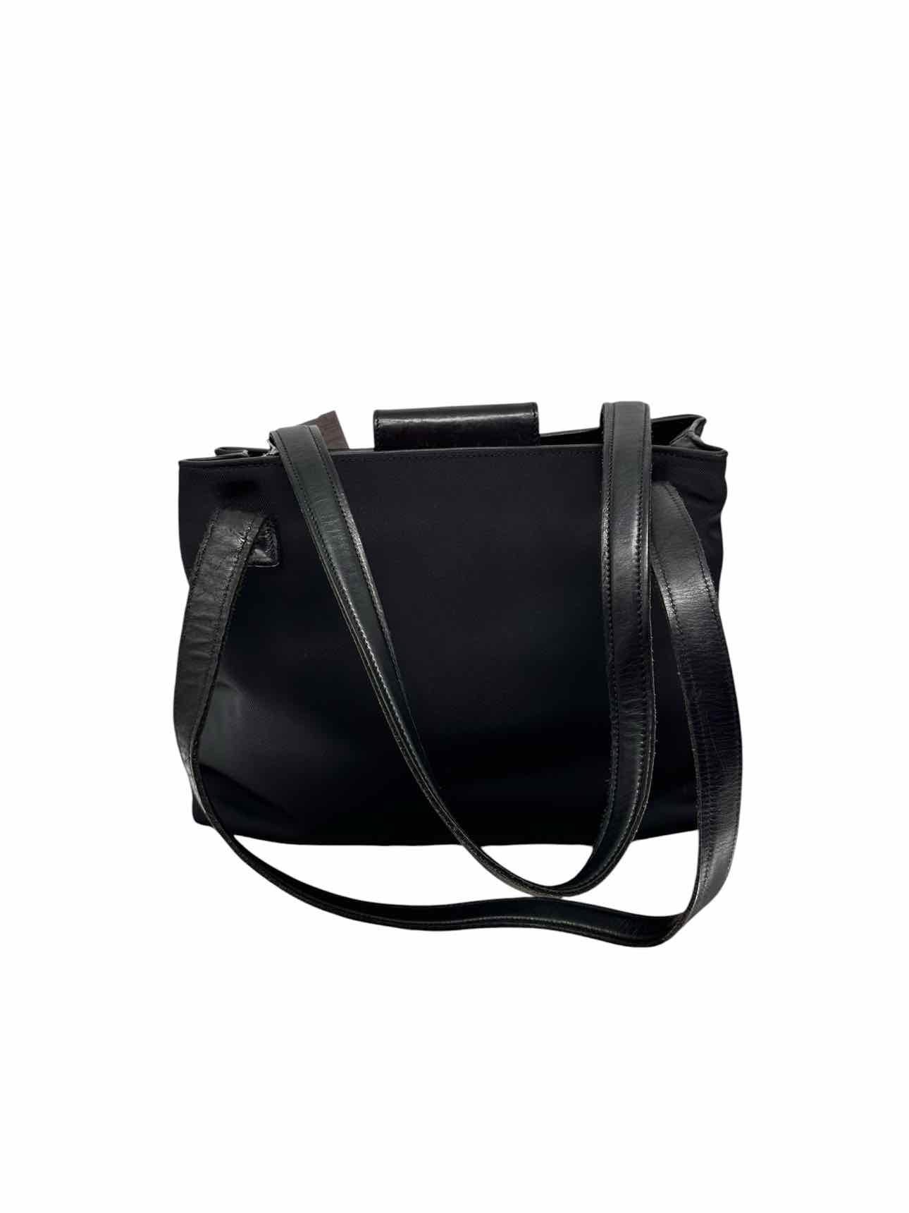 Coach Black Vintage Twill Nylon Shoulder Bag