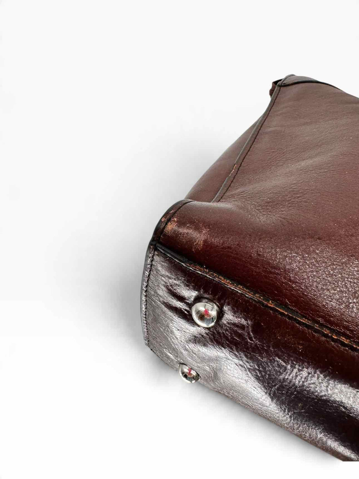 Wilsons Cognac Leather Business Briefcase **AS IS** & **NEW**