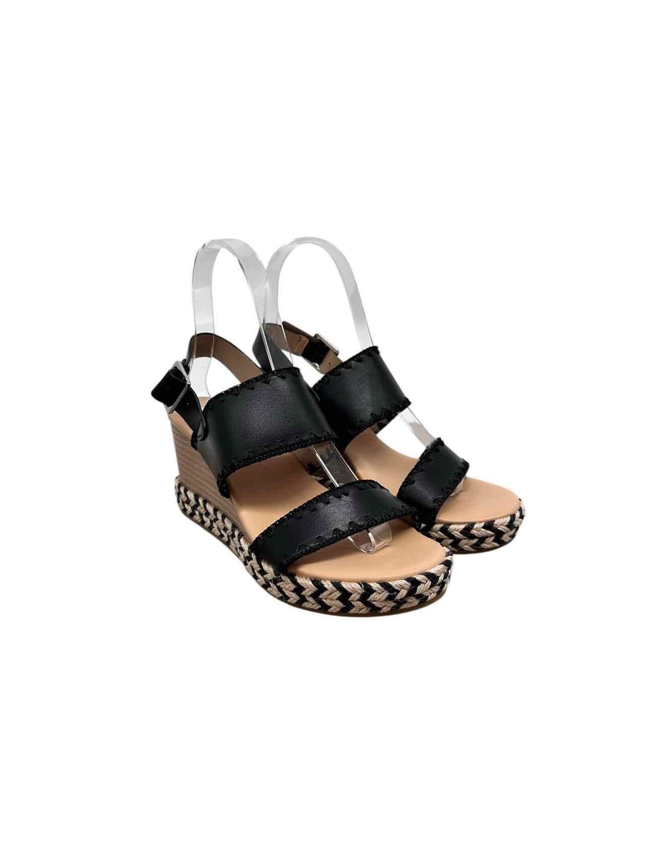 Dolce Vita Black Enchant Sandals Shoe Size 6 **NEW**