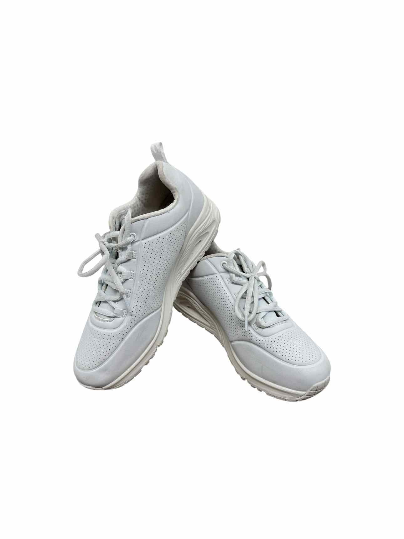 Skechers Uno Stand On Air White Sneakers Shoe Size 9