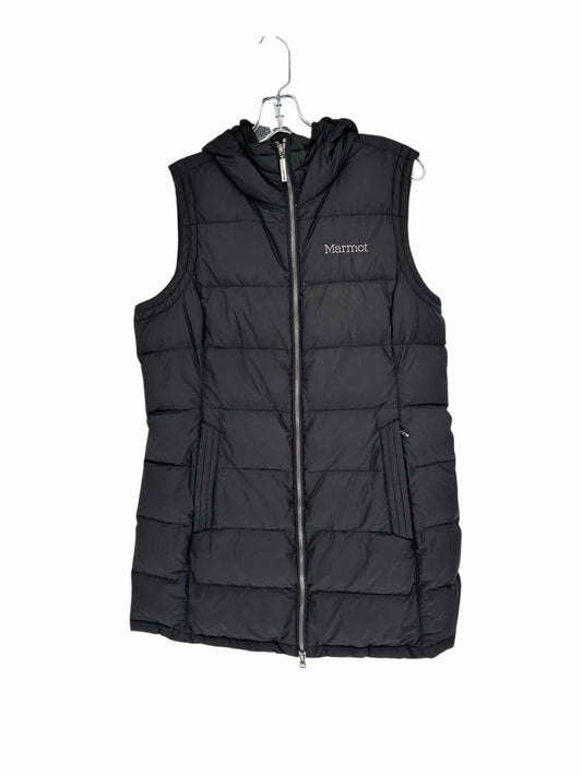 Marmot Black Long Zip-up Vest Size XL