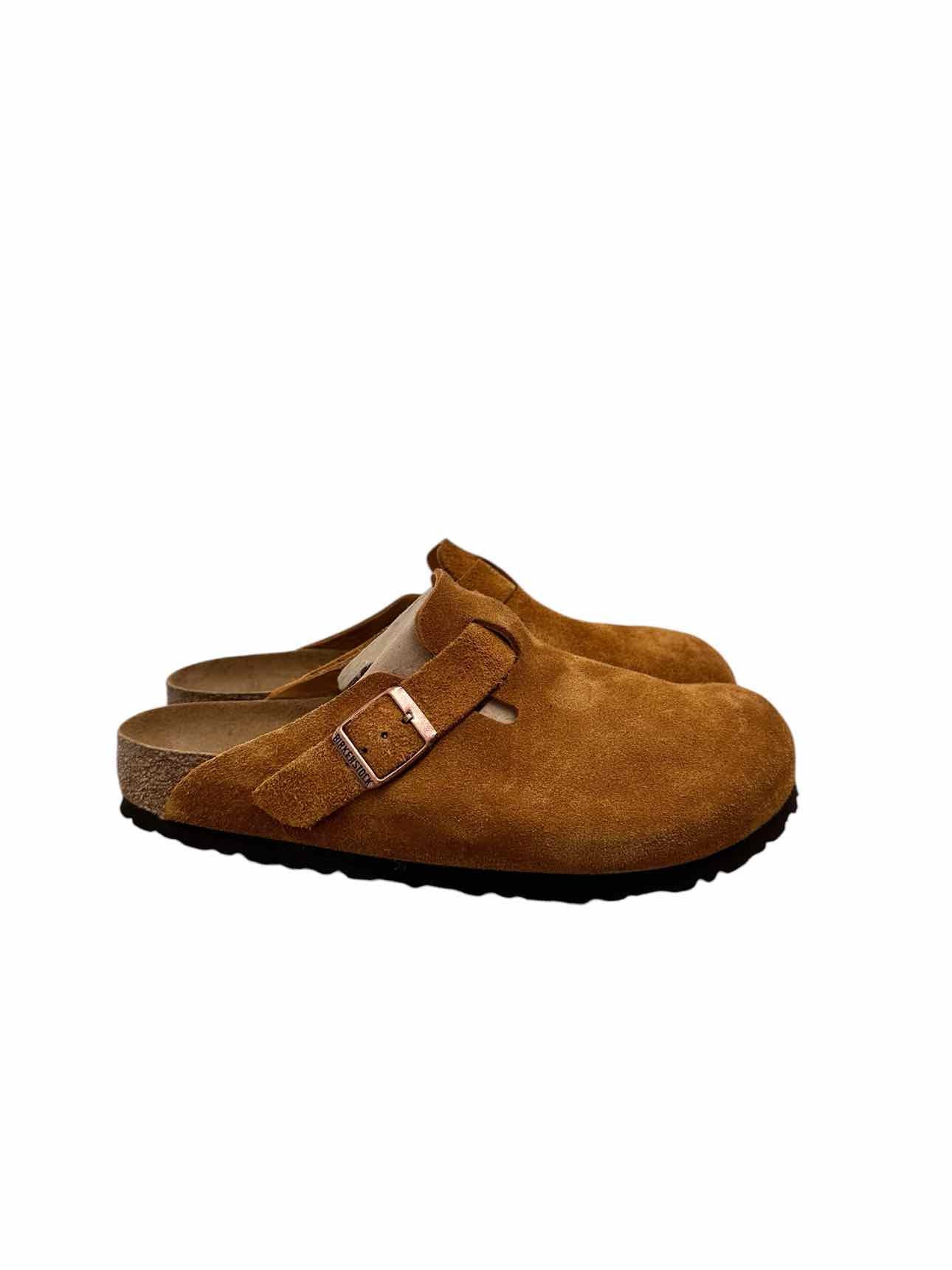Birkenstock Tan Boston Clogs Shoe Size 9  **NEW**