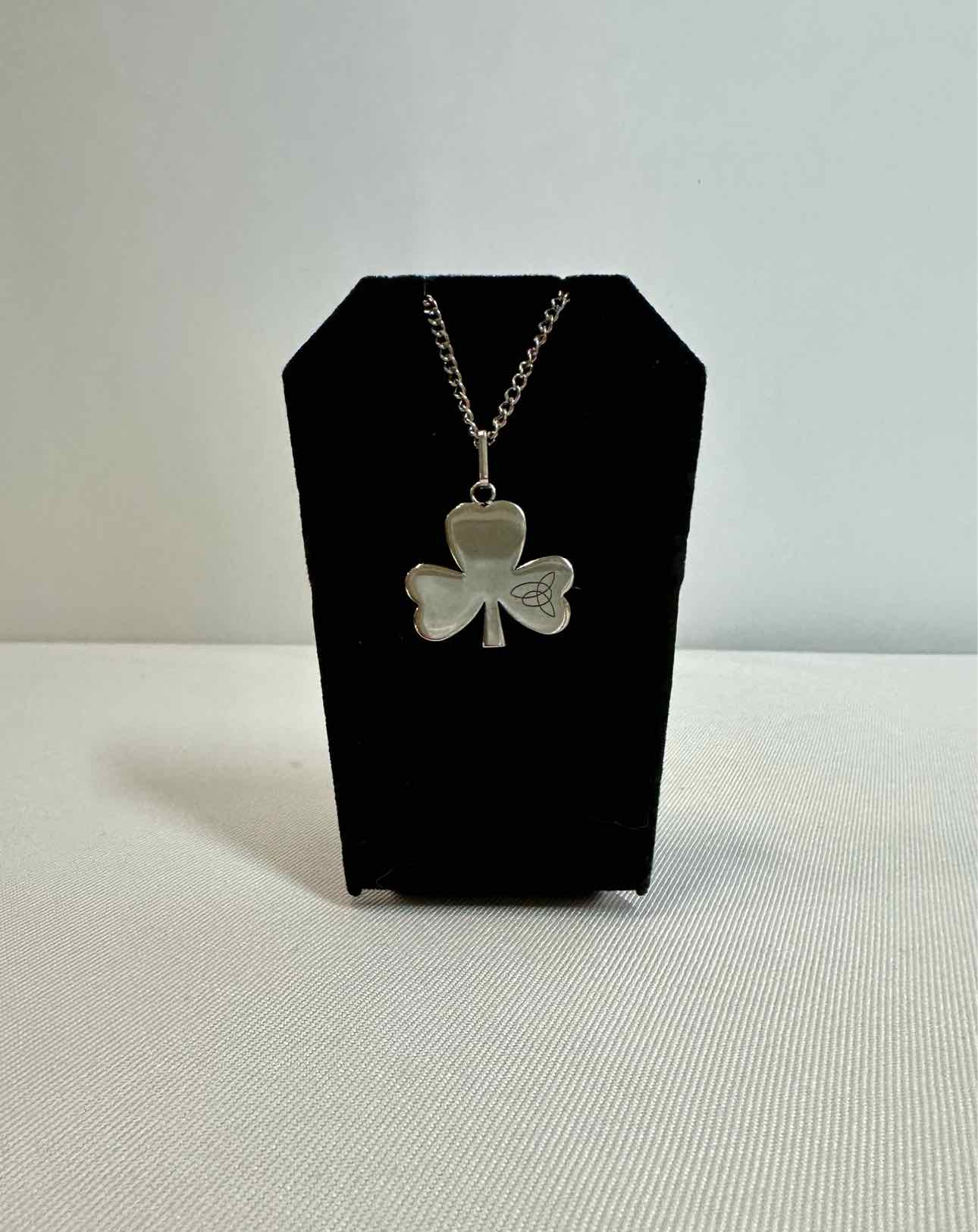 Stainless Steel Shamrock Necklace