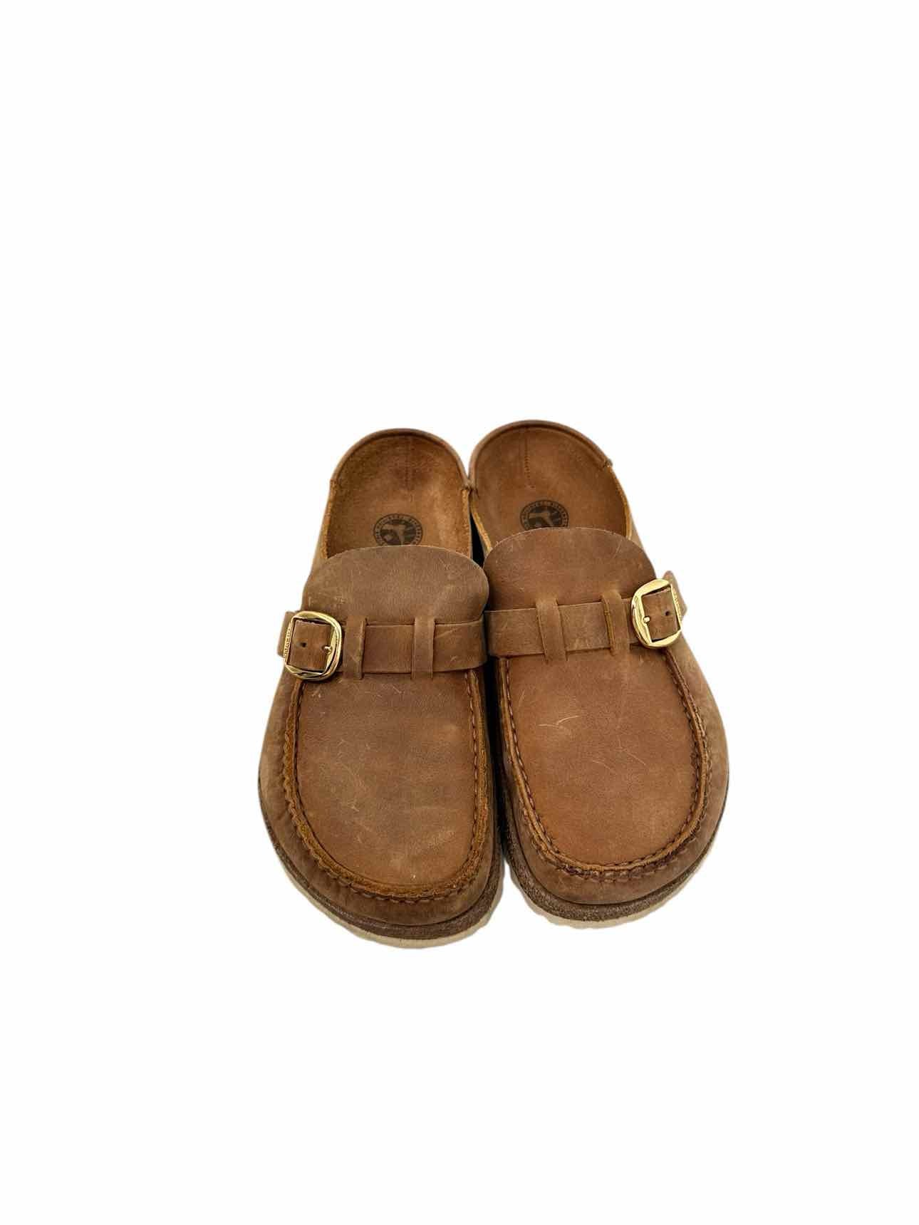 Birkenstocks Buckley Clogs Tan Shoe Size 7