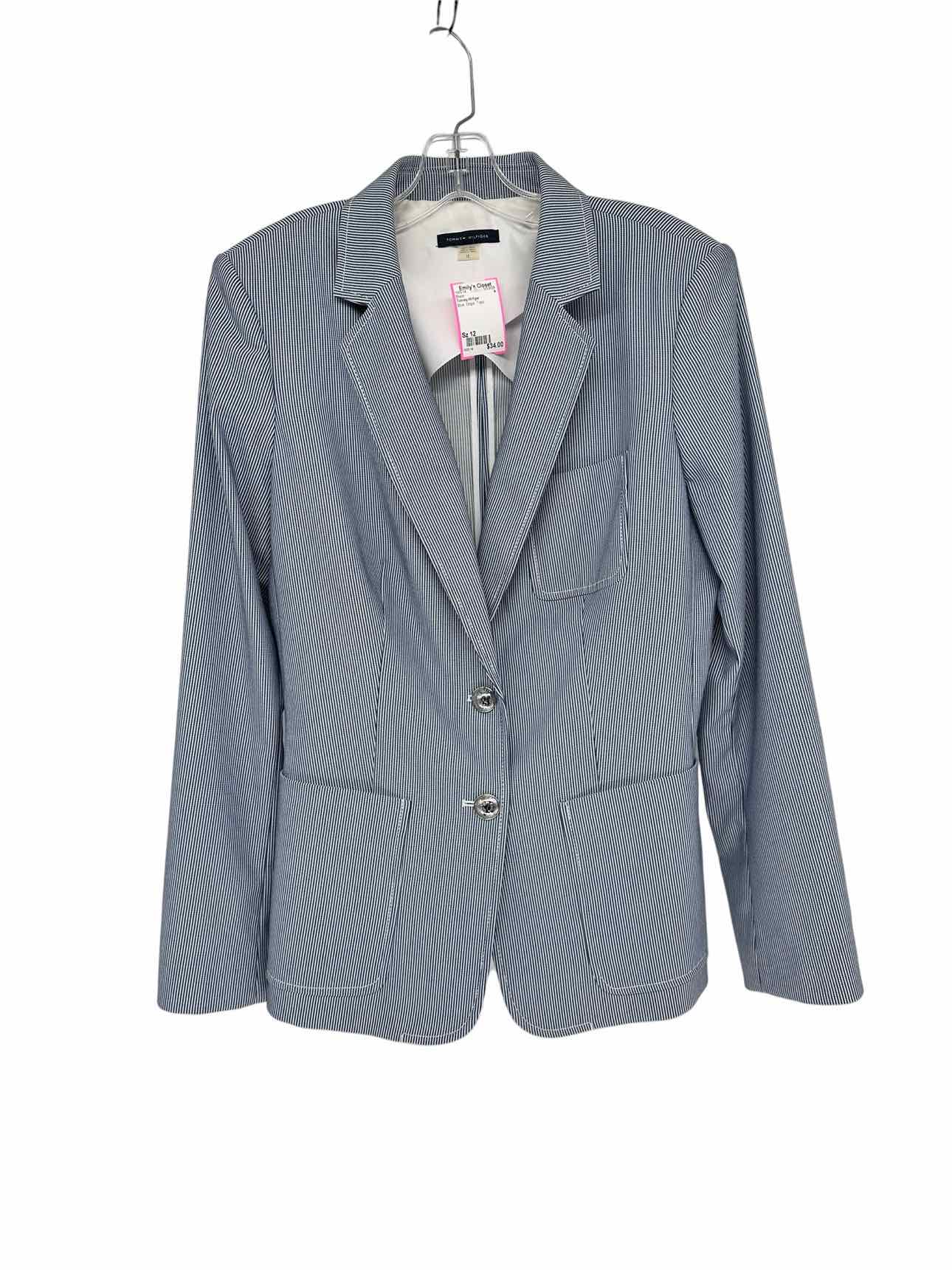 Tommy Hilfiger Blue Size 12 Blazer