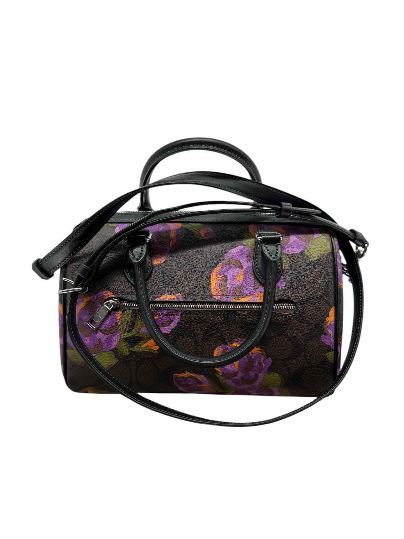 Coach Rowan Signature w/ Floral Print Satchel