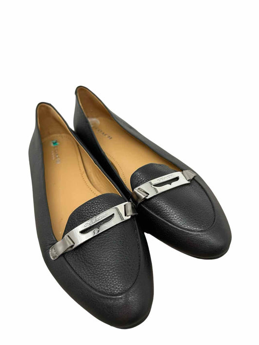 Coach Black Flats SIZE 8