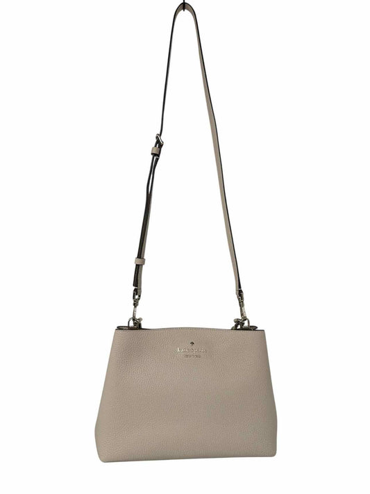 Kate Spade Aubrey Leather Satchel Off-White Leather Satchel