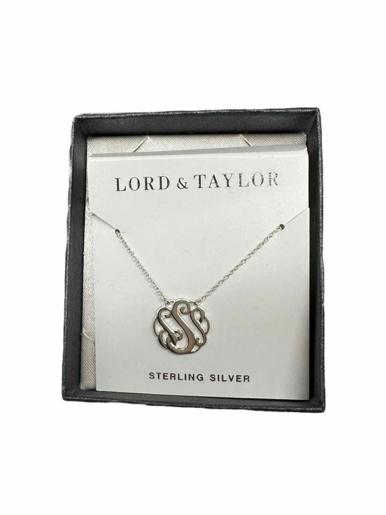 Sterling Silver Lord & Taylor Necklace **NEW**