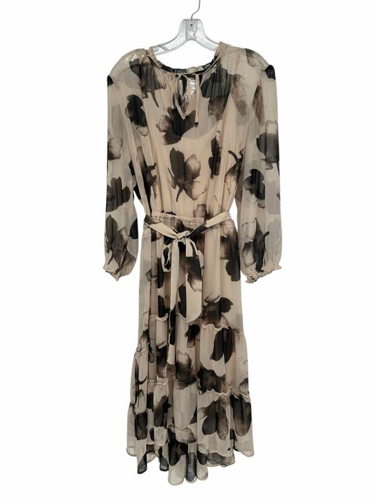Simply Vera Vera Wang Beige Long Sleeve Dress Size XXL